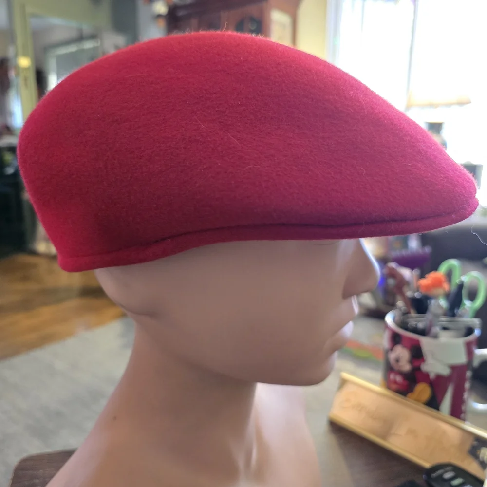 Vintage Stetson Red Cuffley CAP Made In England PRISTINE!! - Picture 2 of 6